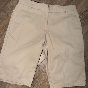 Izod Women's Tan Bermuda Shorts